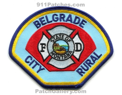 Belgrade City Rural Fire Department Patch (Montana)
Scan By: PatchGallery.com
Keywords: dept. fd