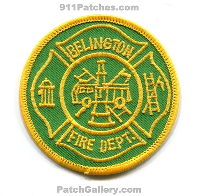 Belington Fire Department Patch (West Virginia)
Scan By: PatchGallery.com
Keywords: dept.