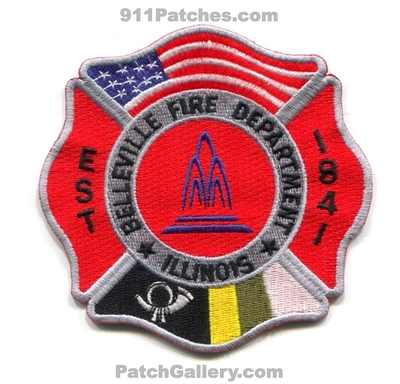 Belleville Fire Department Patch (Illinois)
Scan By: PatchGallery.com
Keywords: est 1841