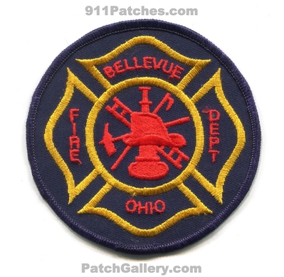 Bellevue Fire Department Patch (Ohio)
Scan By: PatchGallery.com
Keywords: dept.