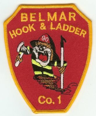 Belmar Hook & Ladder Co 1
Thanks to PaulsFirePatches.com for this scan.
Keywords: new jersey company 90
