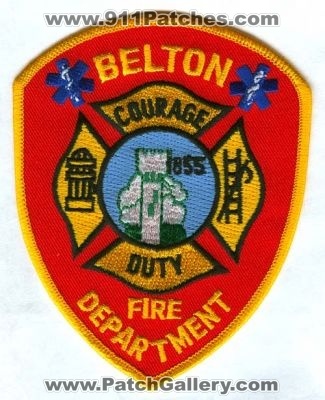 Belton Fire Department Patch (South Carolina)
[b]Scan From: Our Collection[/b]
