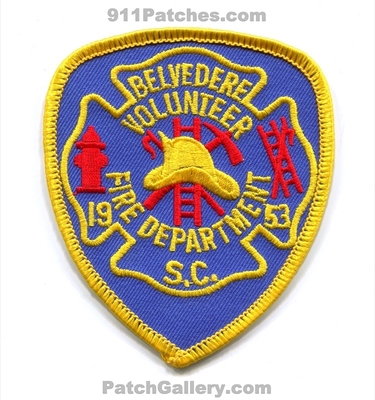 Belvedere Volunteer Fire Department Patch (South Carolina)
Scan By: PatchGallery.com
Keywords: vol. dept. s.c. 1953