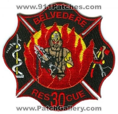 Belvedere Fire Rescue 30 Patch (Delaware)
[b]Scan From: Our Collection[/b]
