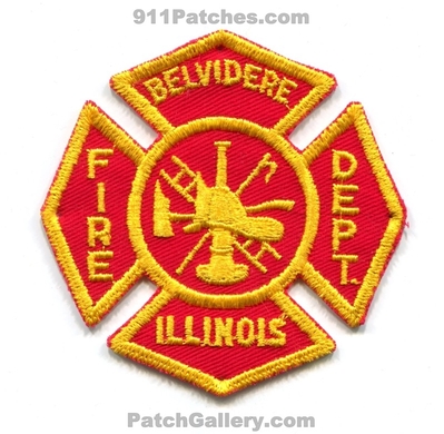 Belvidere Fire Department Patch (Illinois)
Scan By: PatchGallery.com
Keywords: dept.