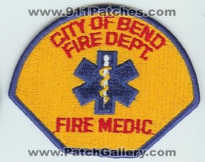 Bend Fire Department Medic (Oregon)
Thanks to Mark C Barilovich for this scan.
Keywords: dept. city of paramedic