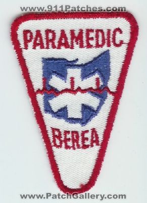 Berea Paramedic (Ohio)
Thanks to Mark C Barilovich for this scan.
Keywords: ems