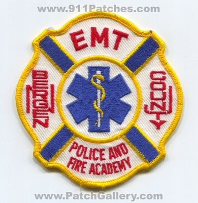 Bergen County Police and Fire Academy EMT Patch (New Jersey)
Scan By: PatchGallery.com
Keywords: co. school department dept. emergency medical technican ems