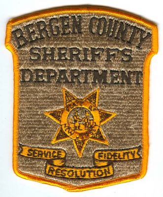 Bergen County Sheriff's Department (New Jersey)
Scan By: PatchGallery.com
Keywords: sheriffs