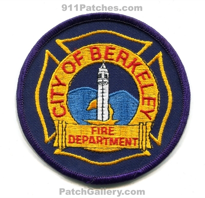 Berkeley Fire Department Patch (California)
Scan By: PatchGallery.com
Keywords: city of dept.