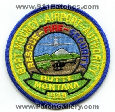 Bert Mooney Airport Authority Rescue Fire Security (Montana)
Scan By: PatchGallery.com
Keywords: department dept. butte
