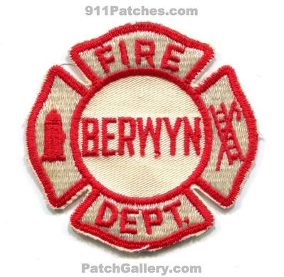 Berwyn Fire Department Patch (Illinois)
Scan By: PatchGallery.com
Keywords: dept.