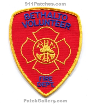 Bethalto Volunteer Fire Department Patch (Illinois)
Scan By: PatchGallery.com
