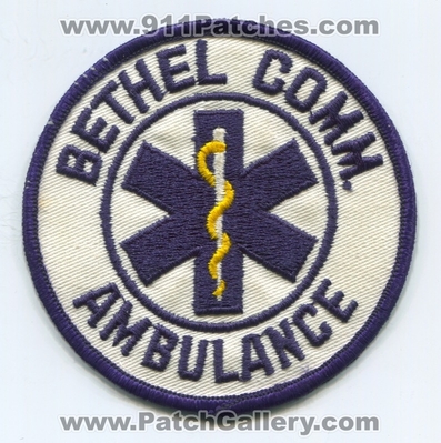 Bethel Community Ambulance Patch (Pennsylvania)
Scan By: PatchGallery.com
Keywords: comm. ems emt paramedic
