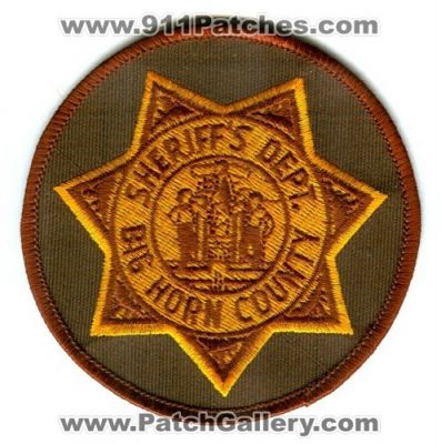 Big Horn County Sheriff's Department (Montana)
Scan By: PatchGallery.com
Keywords: sheriffs dept.