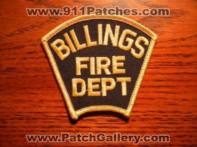 Billings Fire Department (Montana)
Thanks to Jeremiah Herderich for the picture.
Keywords: dept.