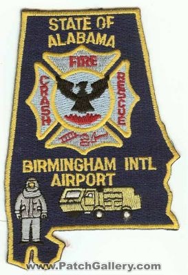 Birmingham Intl Airport Crash Fire Rescue (Alabama)
Thanks to PaulsFirePatches.com for this scan.
Keywords: international cfr arff aircraft