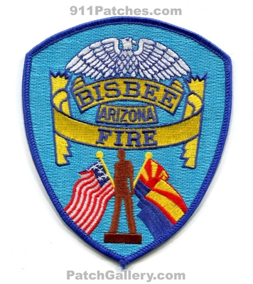 Bisbee Fire Department Patch (Arizona)
Scan By: PatchGallery.com
Keywords: dept.