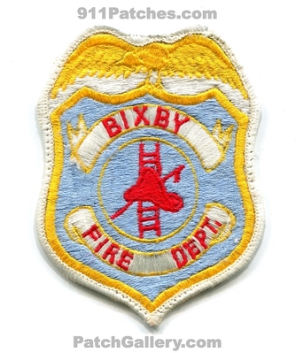 Bixby Fire Department Patch (Oklahoma)
Scan By: PatchGallery.com
Keywords: dept.