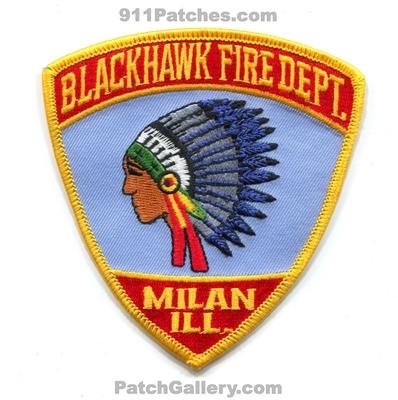 Blackhawk Fire Department Milan Patch (Illinois)
Scan By: PatchGallery.com

