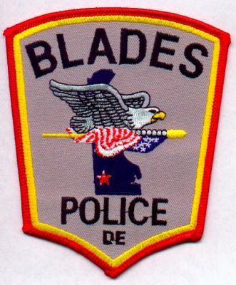 Blades Police
Thanks to EmblemAndPatchSales.com for this scan.
Keywords: delaware