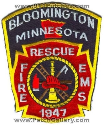 Bloomington Fire Rescue EMS Department (Minnesota)
Scan By: PatchGallery.com
Keywords: dept.