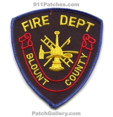 Blount County Fire Department Patch (Tennessee)
Scan By: PatchGallery.com
Keywords: co. dept.
