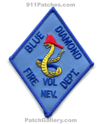 Blue Diamond Volunteer Fire Department Patch (Nevada)
Scan By: PatchGallery.com
Keywords: vol. dept. nev.