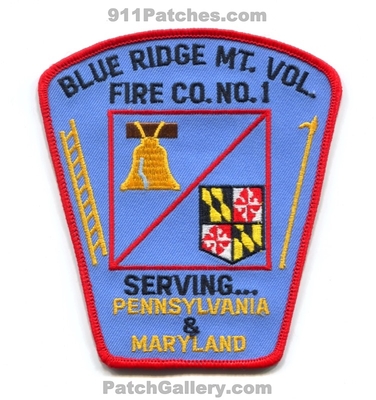 Blue Ridge Mountain Volunteer Fire Company Number 1 Patch (Pennsylvania)
Scan By: PatchGallery.com
Keywords: mt. vol. co. no. #1 department dept. maryland