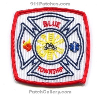 Blue Township Fire Department Patch (Kansas)
Scan By: PatchGallery.com
Keywords: twp. dept.