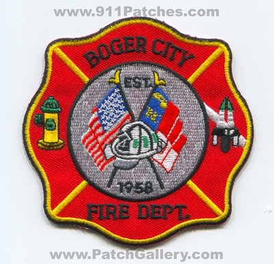 Boger City Fire Department Patch (North Carolina)
Scan By: PatchGallery.com
Keywords: dept. est. 1958