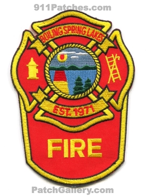 Boiling Spring Lakes Fire Department Patch (North Carolina)
Scan By: PatchGallery.com
Keywords: dept. est. 1971