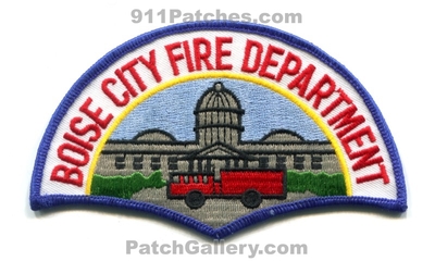 Boise City Fire Department Patch (Idaho)
Scan By: PatchGallery.com
Keywords: dept.