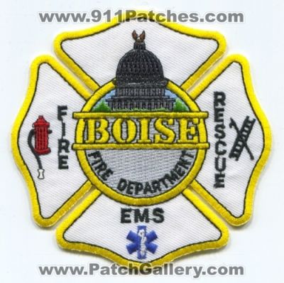 Boise Fire Rescue EMS Department (Idaho)
Scan By: PatchGallery.com
Keywords: dept.