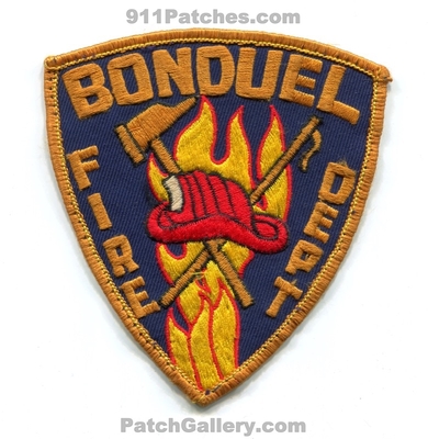 Bonduel Fire Department Patch (Wisconsin)
Scan By: PatchGallery.com
Keywords: dept.