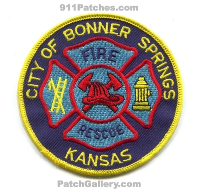 Bonner Springs Fire Rescue Department Patch (Kansas)
Scan By: PatchGallery.com
Keywords: city of dept.