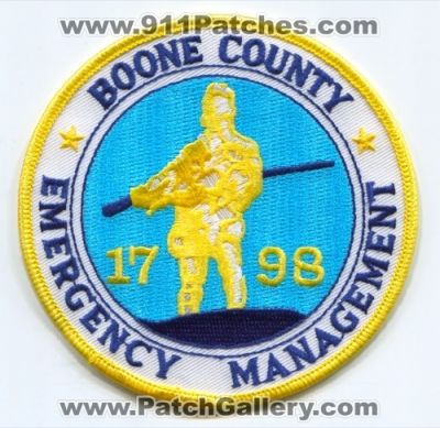 Boone County Emergency Management Patch (Kentucky)
Scan By: PatchGallery.com
Keywords: co. em