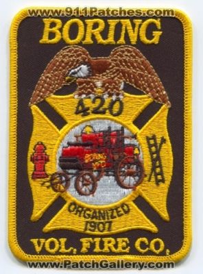 Boring Volunteer Fire Company 420 (Maryland)
Scan By: PatchGallery.com
Keywords: vol. co. department dept.
