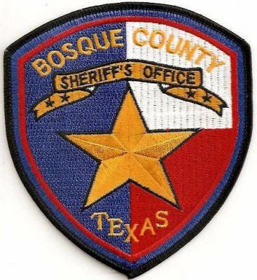 Bosque County Sheriff's Office
Thanks to EmblemAndPatchSales.com for this scan.
Keywords: texas sheriffs
