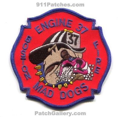 Boston Fire Department Engine 37 Patch (Massachusetts)
Scan By: PatchGallery.com
Keywords: dept. bfd company co. station mad dogs bulldog