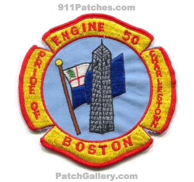 Boston Fire Department Engine 50 Patch (Massachusetts)
Scan By: PatchGallery.com
Keywords: dept. bfd company co. station pride of charlestown