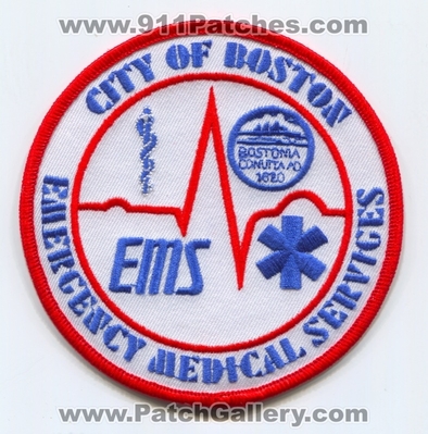 Boston Emergency Medical Services EMS Patch (Massachusetts)
Scan By: PatchGallery.com
Keywords: city of ambulance emt paramedic