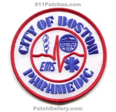 Boston Emergency Medical Services EMS Paramedic Patch (Massachusetts)
Scan By: PatchGallery.com
Keywords: city of ambulance