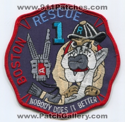 Boston Fire Department Rescue 1 (Massachusetts)
Scan By: PatchGallery.com
Keywords: Dept. bfd b.f.d. Company co. Station nobody does it better