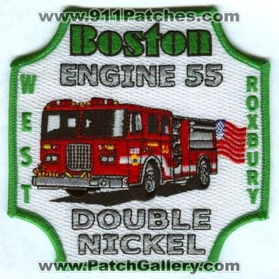 Boston Fire Department Engine 55 (Massachusetts)
Scan By: PatchGallery.com
Keywords: dept. bfd company co. station west roxbury double nickel