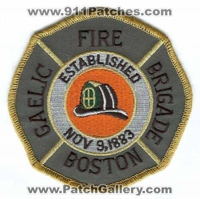 Boston Fire Department Gaelic Brigade Pipes and Drums (Massachusetts)
Scan By: PatchGallery.com
Keywords: dept. bfd company station