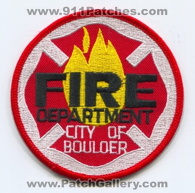 Boulder Fire Department Patch (Colorado)
Scan By: PatchGallery.com
Keywords: city of dept.