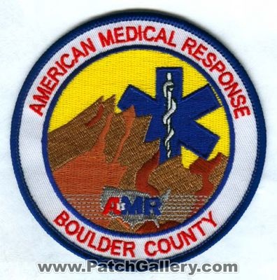 American Medical Response AMR Boulder County Patch (Colorado)
[b]Scan From: Our Collection[/b]
(Confirmed)
Keywords: ems