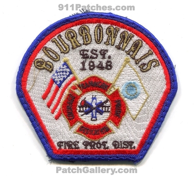 Bourbonnais Fire Protection District Patch (Illinois)
Scan By: PatchGallery.com
Keywords: prot. dist. department dept. est. 1948