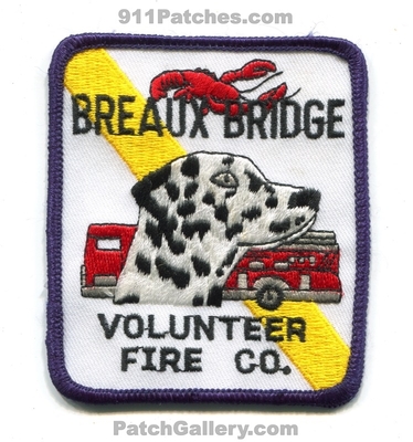 Breaux Bridge Volunteer Fire Company Patch (Louisiana)
Scan By: PatchGallery.com
Keywords: vol. co. department dept.